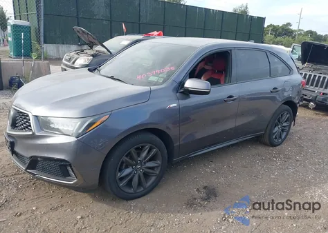 2019 Acura Mdx Tech A-Spec Pkgs z USA, uszkodzony, nr VIN 5J8YD4H07KL011714
